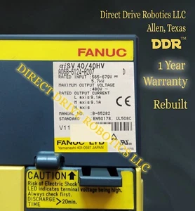 **12 Monate Garantie**UMGEBAUT**US ONCE TESTEN**AUSTAUSCH** Fanuc A06B-6124-H207 - Bild 1 von 9