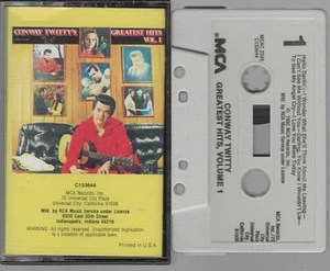 Conway Twitty Greatest Hits Volume 1 (Cassette, 1980 MCA) RCA Record Club VG-VG+ - Foto 1 di 3