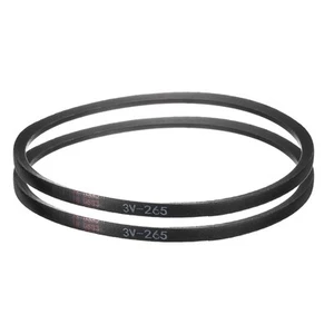 2pcs 3V265 Rubber V Belt 26.5" Length x 0.38" Width x 0.31" Thick - Picture 1 of 6