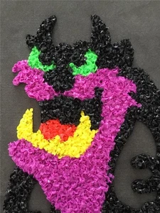 Tasmanian Devil 60'S-70'S  MELTED PLASTIC POPCORN TAZ RARE WARNER BROS NEW TUNES - Picture 1 of 5