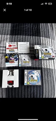 Pokemon Soul Silver (FRENCH). Big Box With Inserts, Game, Manuals, Pokewalker. - Image 1 of 4