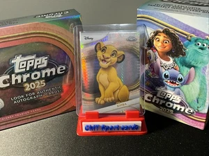2025 Topps Chrome Disney Simba Prism Refractor Lion King - Picture 1 of 2