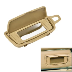 Compatible Beige Sun Visor Mirror Assembly for Porsche Cars from 2012 to 2025 - Picture 1 of 8
