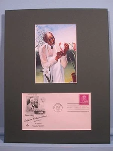 Tallador en honor a George Washington y portada de primer día de su propio sello - Imagen 1 de 1