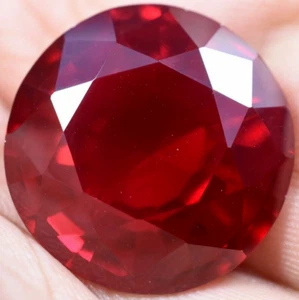 Natural 39.05 Ct Blood Red Ruby Mozambique GGL Certified Loose Gemstone - Picture 1 of 13