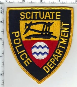 Toppa Spalla Scituate Police (Rhode Island) Onde Strette - Nuova anni '80 - Foto 1 di 1