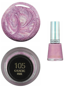 Revlon Nail Polish Enamel Chip-Resist Glossy Shine Finish 105 Galactic Pink .5oz