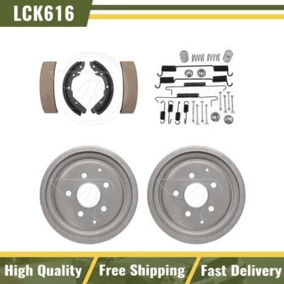 Tambores de freno traseros y zapatas de freno herrajes para Volkswagen Transporter 1976-1979 Foto 1 de 4