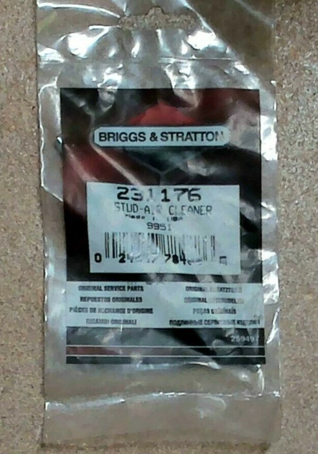 2 Briggs & Stratton Air Cleaner Stud Part 231176