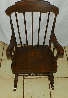 Birch Child's Boston Rocker / Rocking Chair  (CS-R222) - Image 1 of 4