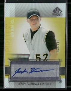2004 SP Prospects Draft Picks #384 Joseph Bauserman /400 Auto Pirates - Picture 1 of 2