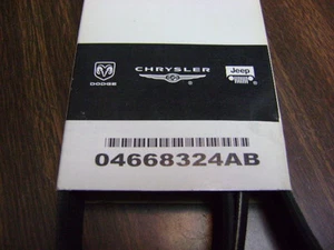 NEW GENUINE Mopar OEM Belt # 04668324AB - Picture 1 of 5