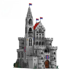 Modubrix Mocs Buildings Blocks Toy Sets Lion King's Castle 3939pcs - Foto 1 di 6