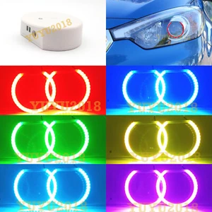 Bluetooth RGB LED anillo halo para Kia forte 2014-2016 faro ángel lámpara ojo DRL - Imagen 1 de 18