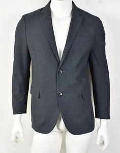 NORDSTROM RACK Soft Stretch Charcoal Gray TRIM FIT Dual-Vent Blazer 42R - Picture 1 of 5