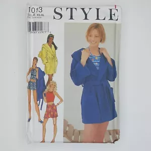 Style 1013 Sewing Pattern Misses Top Shorts Skirt Jacket Swimsuit Sizes 6-16 - Picture 1 of 9