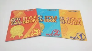 Capcom Friendly Club Fan Book CFC Volumes 1, 2, 3 Set - Japan Version USED Items - Picture 1 of 12