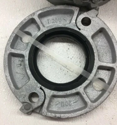 Victaulic 3" Style 741 Flange Adapter Galvanized Grooved Pipe Fittings w/ Gasket