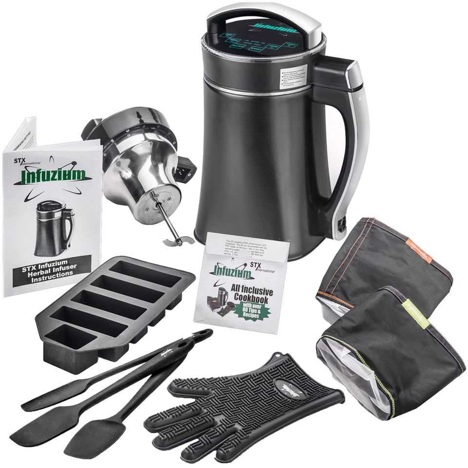 Máquina infusora de mantequilla-aceite-tintura de hierbas STX Infuzium con accesorios premium Foto 1 de 4