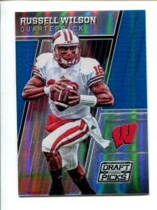 2016 Panini Prizm Collegiate Draft Picks Blue Prizm #87 Russell Wilson 🏈 - Bild 1 von 2