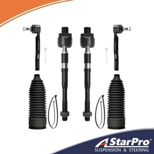 Front Inner&Outer Tie Rods Kit Boots for Infiniti QX56 QX80 Nissan Titan Armada - Bild 1 von 6