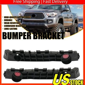 AUXITO Bumper Bracket Set For Toyota Tacoma Steel 2016-2018 Front 2Pc V - Picture 1 of 9