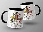 German Family Crest Motz Coffee Mug, Heraldic Lion Shield Drinkware