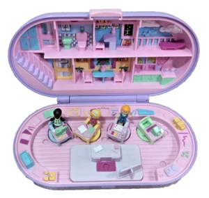 Polly Pocket Stamping Stampin’ School Playset 1992 Vintage Bluebird, 3 dolls - Picture 1 of 13
