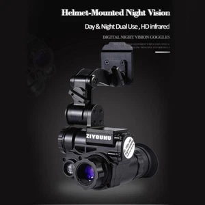 Night Vision IR Helmet Head Mount Monocular WIFI Infrared Goggles IP66 Telescope - Picture 1 of 12