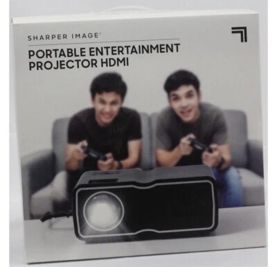 Sharper Image Portable Entertainment Projector HDMI | Black - Image 1 of 3