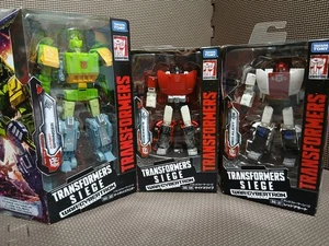 Used SIEGE Autobot 3-piece set Sidewipe Red Alert Autobot Springer - Picture 1 of 3