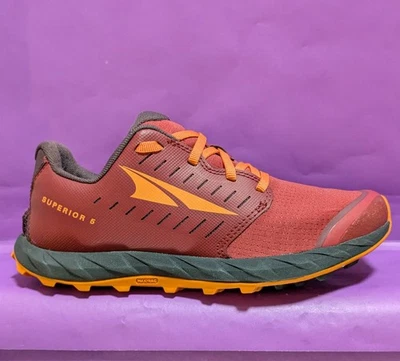 Zapatillas de Trail Running ALTRA 'Superior 5' con Protectores de Piedra para Mujer 7 Rojo Oscuro/Naranja Foto 1 de 4