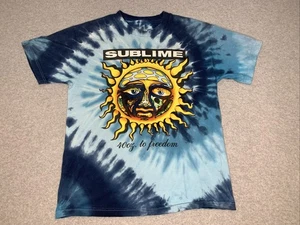 Sublime T-Shirt Adult's M Short Sleeve 40 Oz to Freedom Tie-Dye Graphic Tee 4:20 - Picture 1 of 8