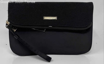 Bolso sin asas de maquillaje Giorgio Armani para mujer negro con solapa de noche elegantes carteras Foto 1 de 4