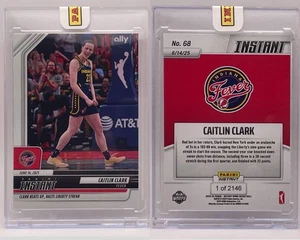 2025 Panini Instant WNBA #68 Caitlin Clark Indiana Fever Sealed & Encased - Bild 1 von 3