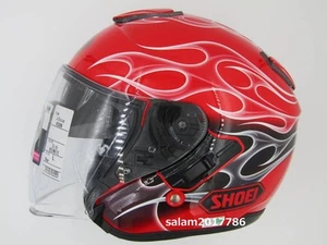SHOEI J-CRUISE REBORN Red Size L Lightweight Open Face Helmet Made in Japan - Picture 1 of 11