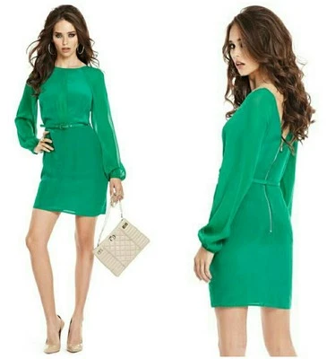 ❤ GUESS BY MARCIANO ШЕЛК LIA КАРАНДАШ ПЛАТЬЕ ❤ - Изображение 1 из 4