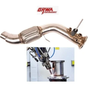Downpipe pour BMW 3.0d série 5 E60 E61 moteur M57N2 525d 197cv 530d 235cv 231cv - Bild 1 von 3