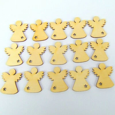 Schutzengel für Taufe Geburt Weihnachten Geburtstag 4cm Engel aus Holz Give Away - Bild 1 von 3