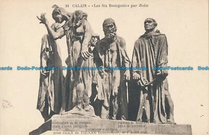 R019529 Calais. Les Six Bourgeois par Rodin. Photomecaniques - Picture 1 of 2