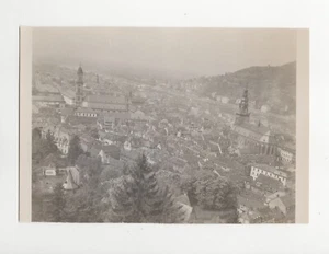 WWII WW2 Original Photo Beautiful Hazy City View 1940s (Pls READ) - Picture 1 of 4
