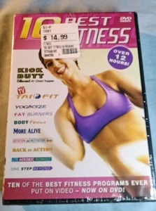 10 Best Fitness Programs ever -10 Video (DVD, 2002, 5-Disc Set) – New Sealed - Picture 1 of 3