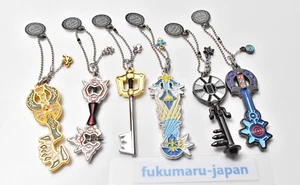 Kingdom Hearts Keyblade COLLECTION Vol.3 Keychain 6 Types set Disney BANDAI - Picture 1 of 13