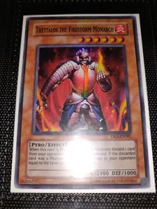 Thestalos the Firestorm Monarch - DR3-EN081 - Super Rare - Yugioh - LP - Picture 1 of 2