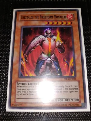 Thestalos the Firestorm Monarch - DR3-EN081 - Super Rare - Yugioh - LP - Image 1 of 2