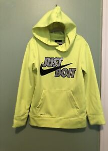 Nike Dri-Fit Hoodie Pullover Hoodie Toddler Size 4  Neon Yellow