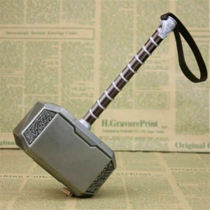 Marvel Avengers 4 Thor Metal aluminium Hammer Avengers Endgame Toy Cosplay - Picture 1 of 9