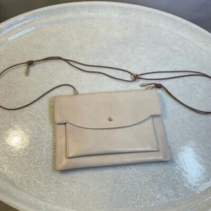 Skagen Denmark Tan Leather Mini Wallet on a String/Crossbody Bag - Picture 1 of 7