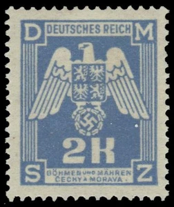 BOHEMIA and MORAVIA O21 (Mi D21) - German Eagle "Official Postage" (pa79167) - Picture 1 of 1