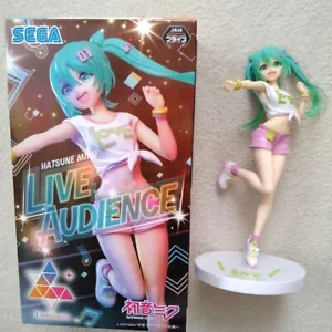 Hatsune Miku Live Audience Idolo Luminasta Figura SEGA Giapponese - Foto 1 di 6